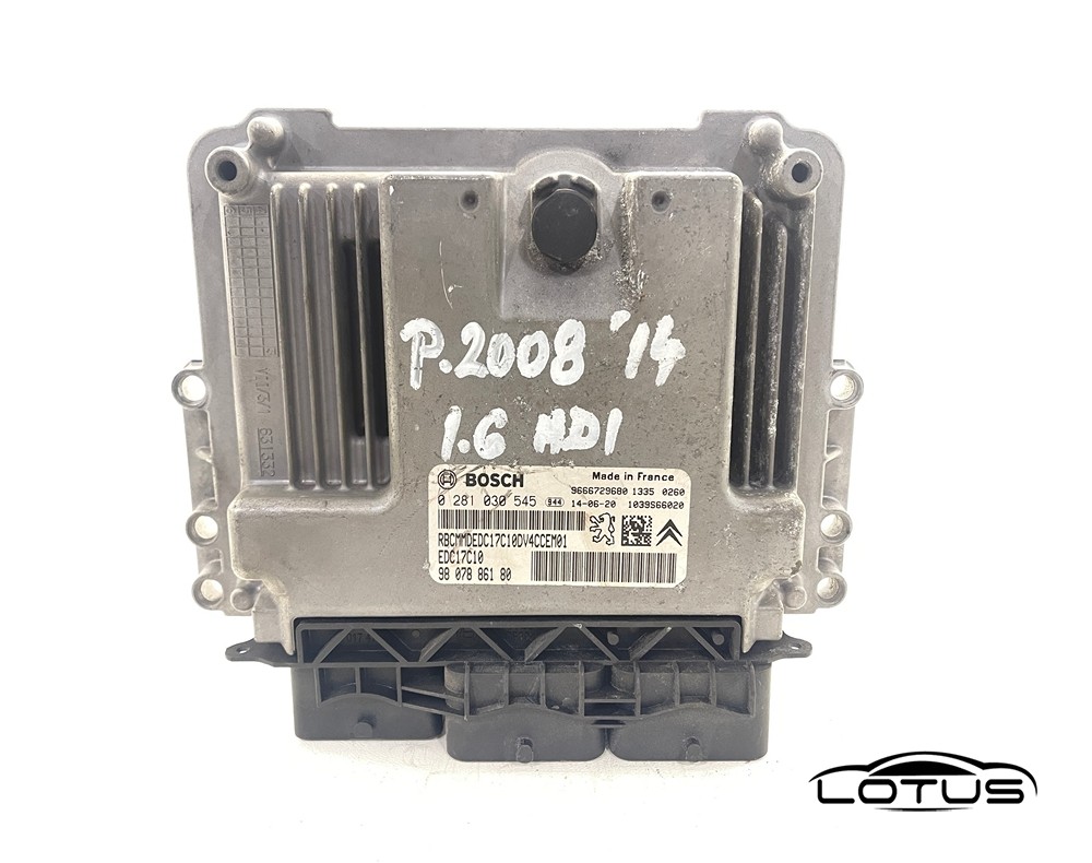 Kompjuter motora ECU Peugeot 2008 1.6 HDI 9807886180