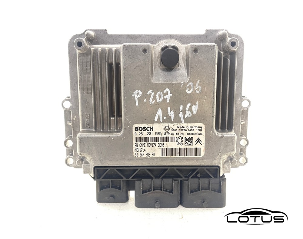 Kompjuter motora ECU Peugeot 207 1.4 16V 9664738680