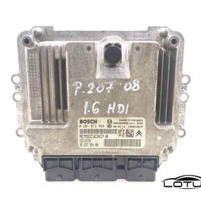 Kompjuter motora ECU Peugeot 207 1.6 HDI 9663755480