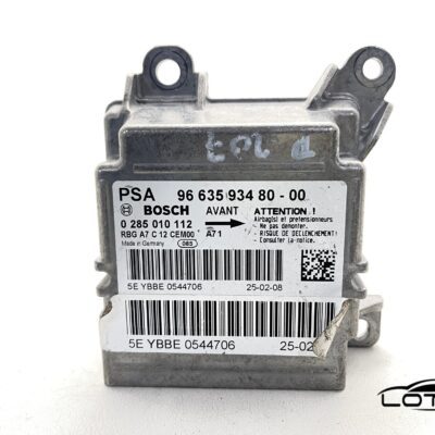 Airbag modul Peugeot 207 2006-2009 9663593480