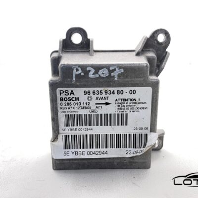 Airbag modul Peugeot 207 2006-2009 9663593480