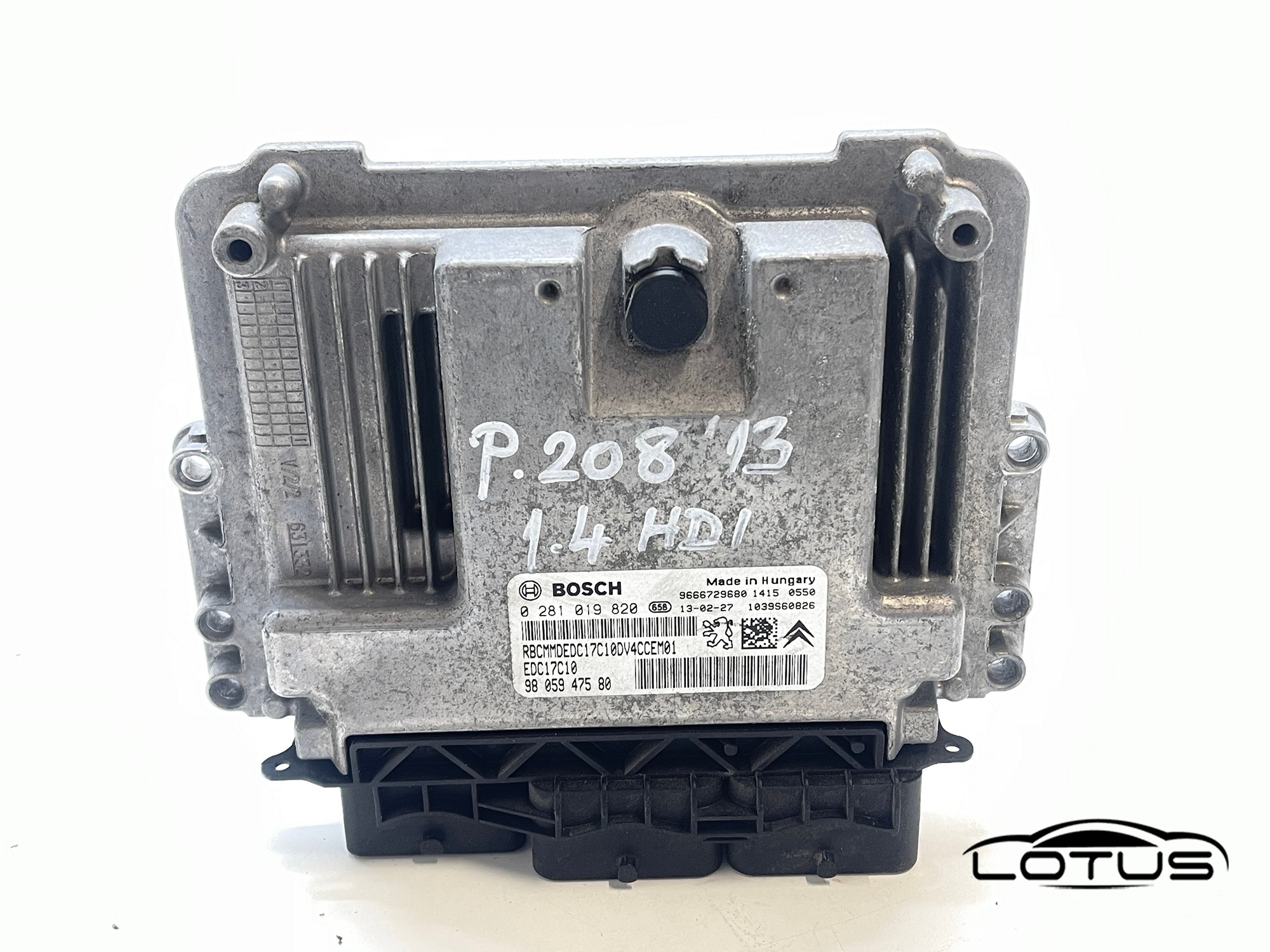 Kompjuter motora ECU Peugeot 208 2012-2015 9805947580