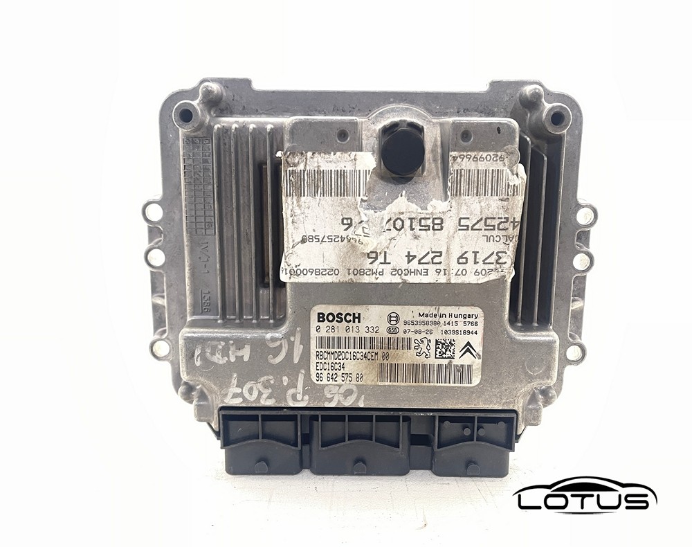 Kompjuter motora ECU Peugeot 307 1.6 HDI 9664257580