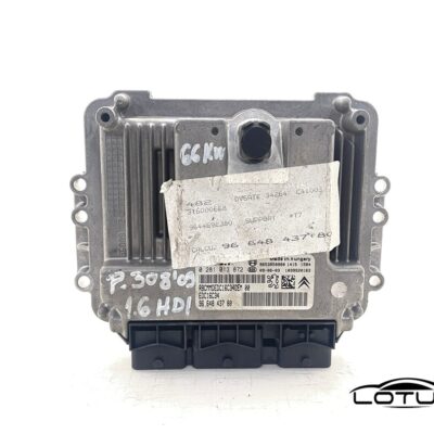 Kompjuter motora ECU Peugeot 308 1.6 HDI 9664843780