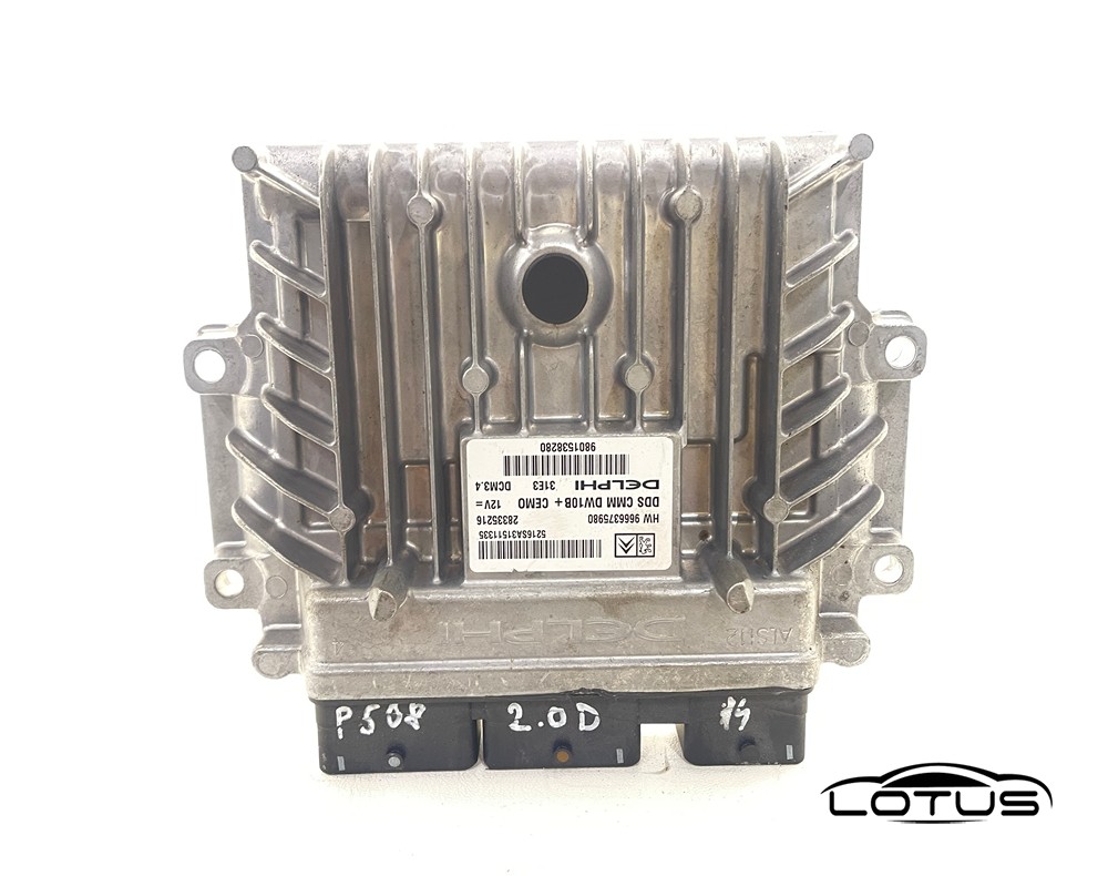 Kompjuter motora ECU Peugeot 508 2.0 HDI 9801538280