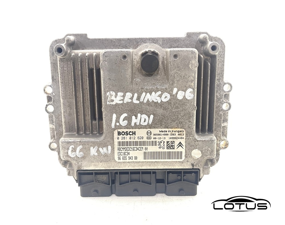 Kompjuter motora Citroen BERLINGO 1.6 HDI 9665594380