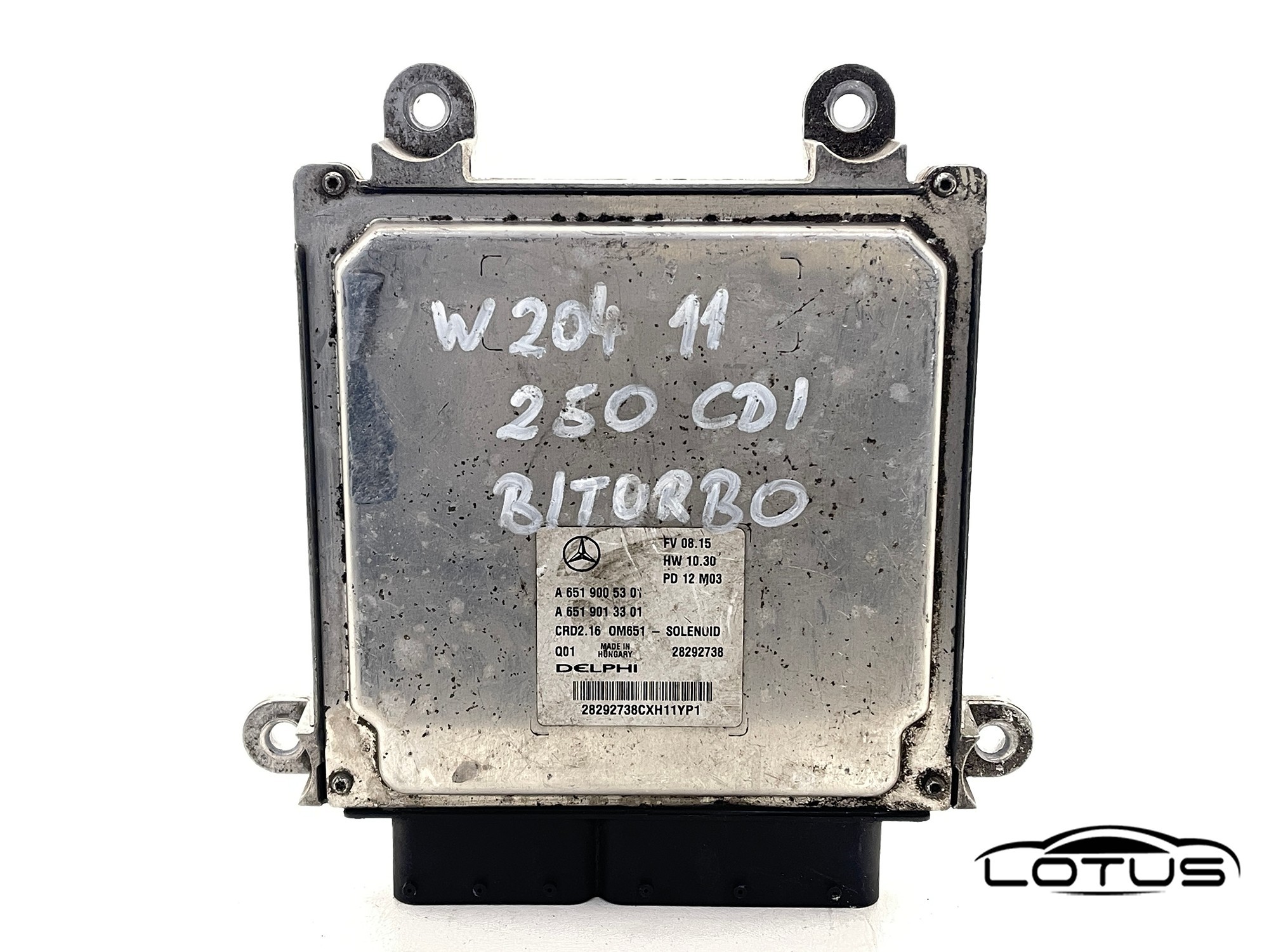 Kompjuter motora ECU Mercedes C KLASA W204 A6519005301