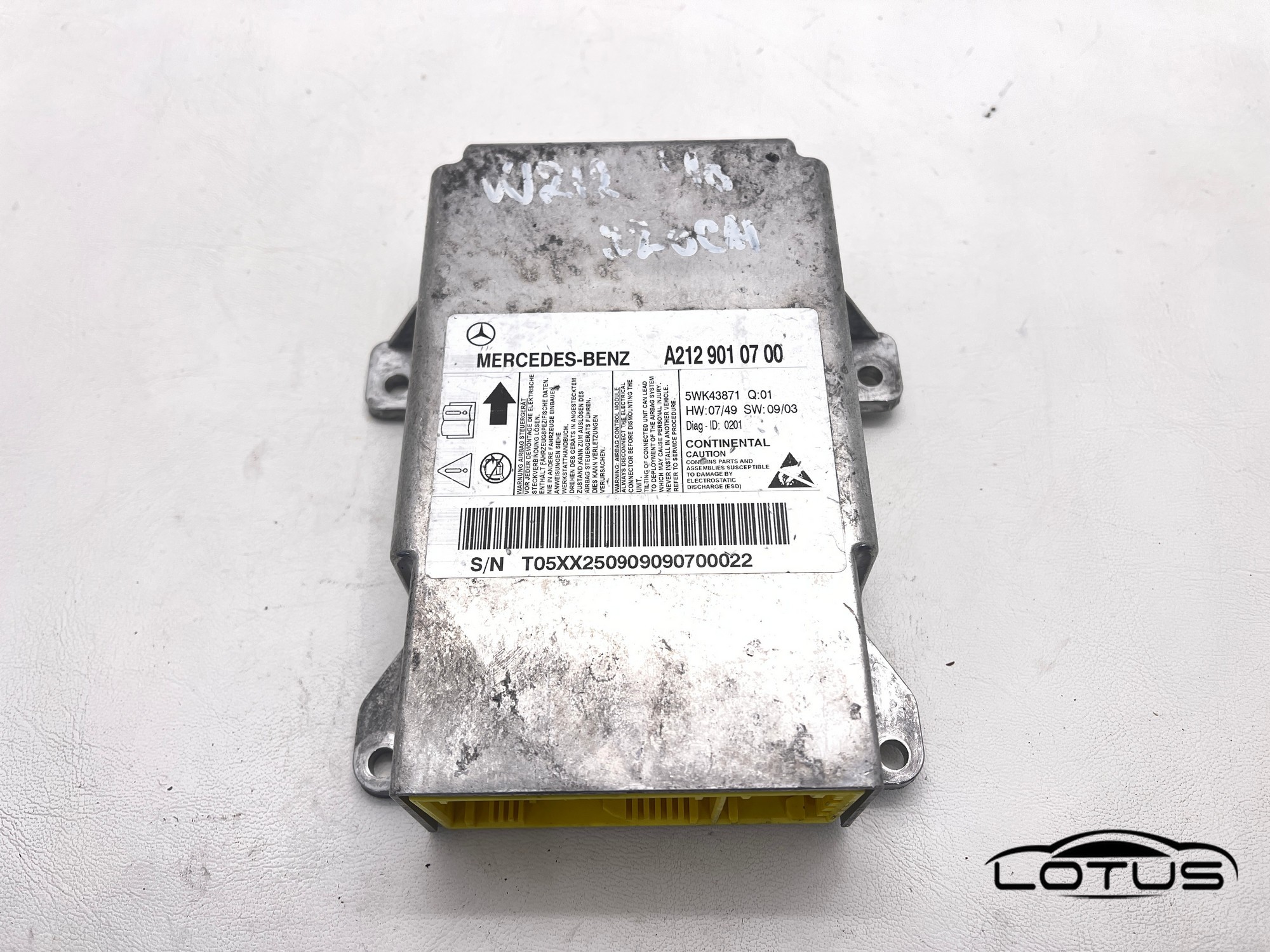 Airbag modul Mercedes E KLASA W212 A2129010700