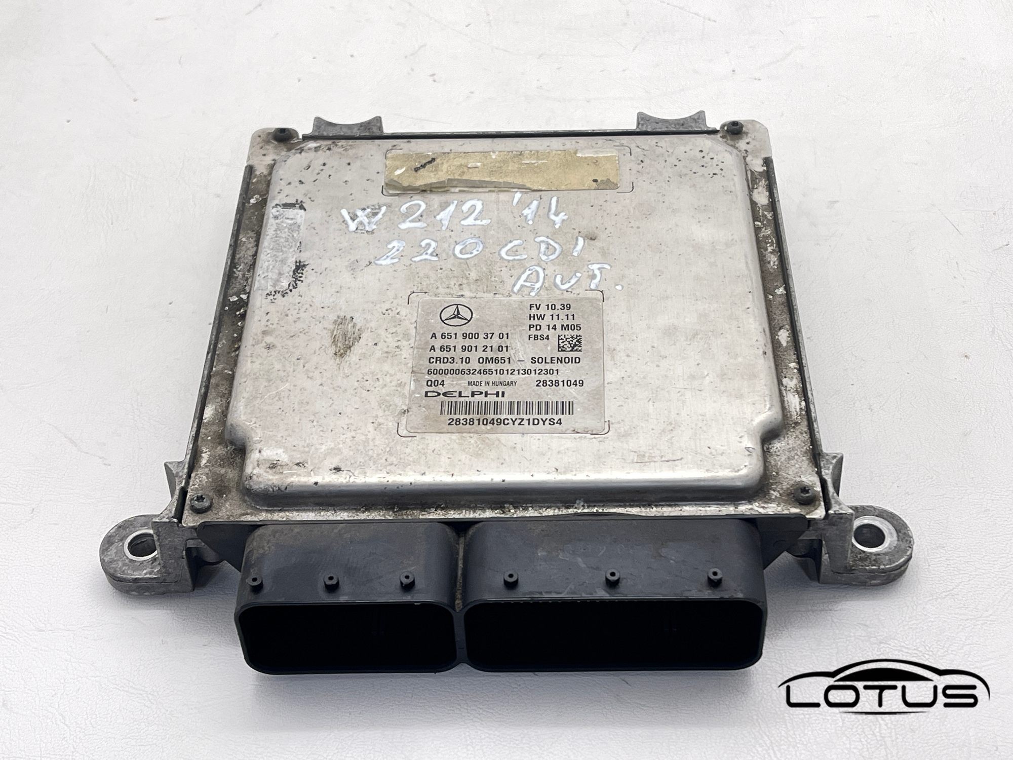 Kompjuter motora ECU Mercedes E KLASA W212 A6519003701