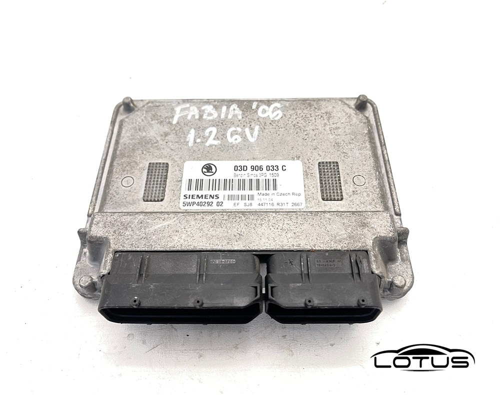 Kompjuter motora ECU Skoda FABIA 1.2 6V 03D906033C