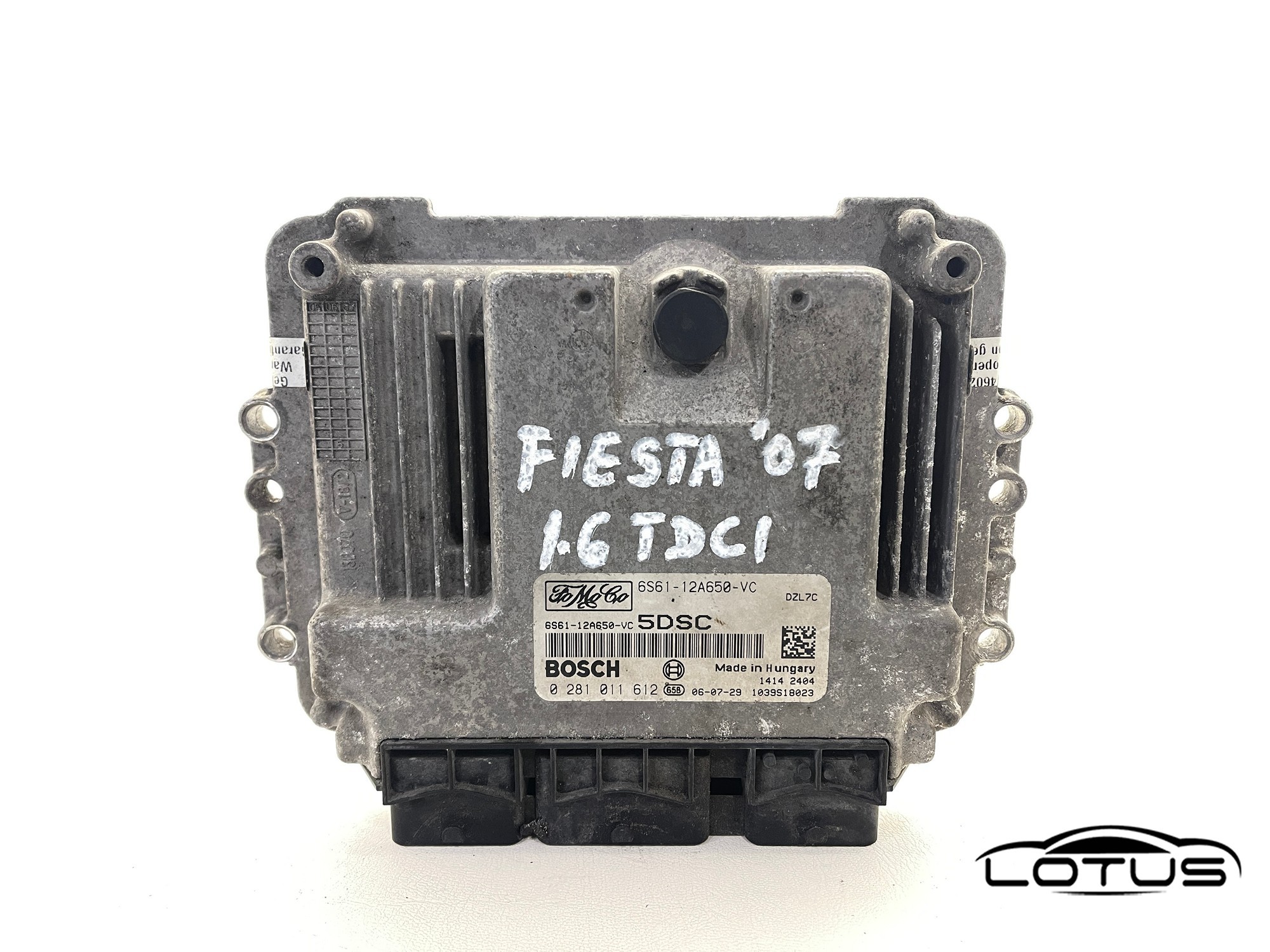 Kompjuter motora Ford FIESTA 1.6 TDCI 6S61-12A650-VC