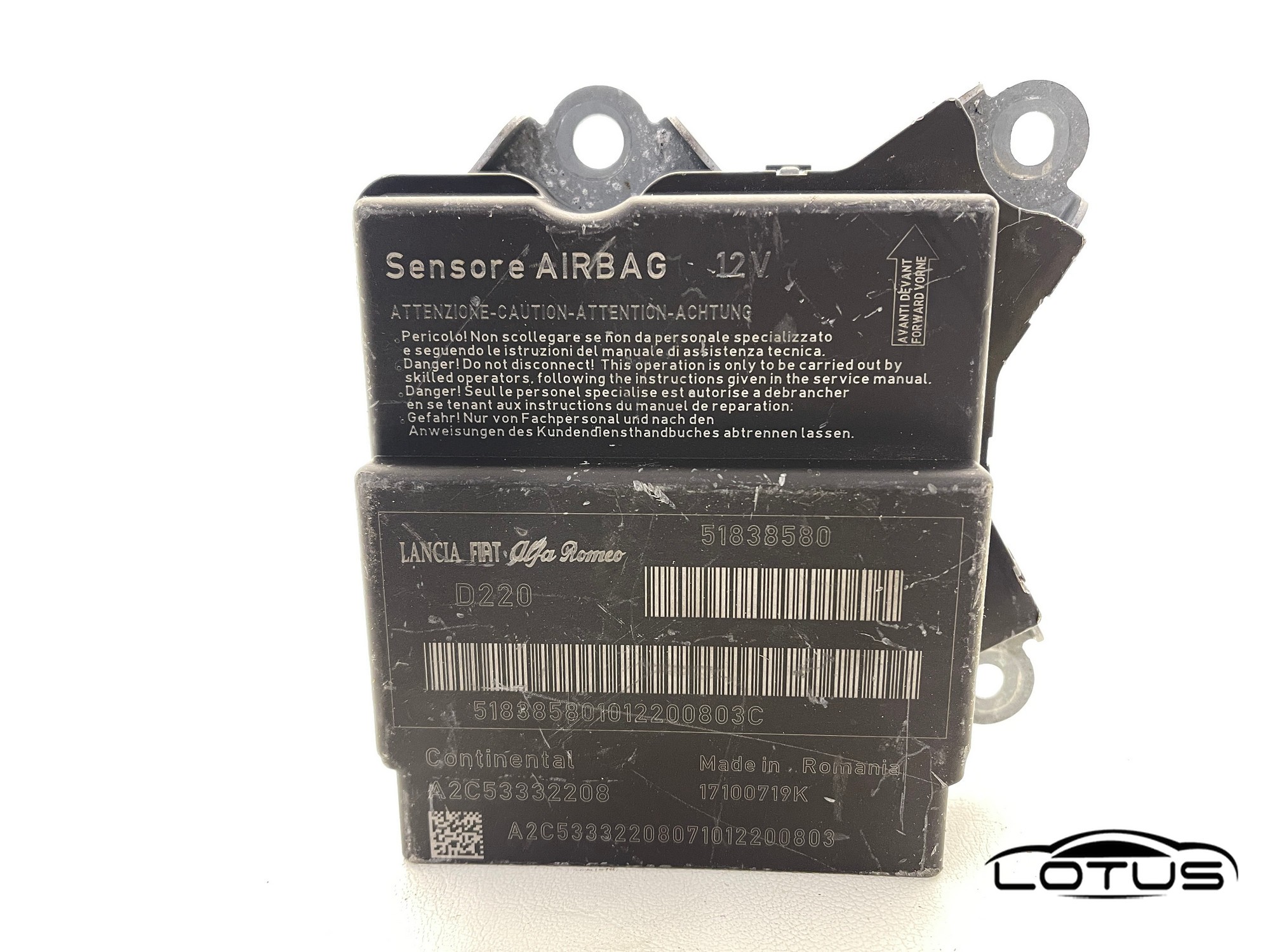 Airbag modul Fiat GRANDE PUNTO EVO 51838580