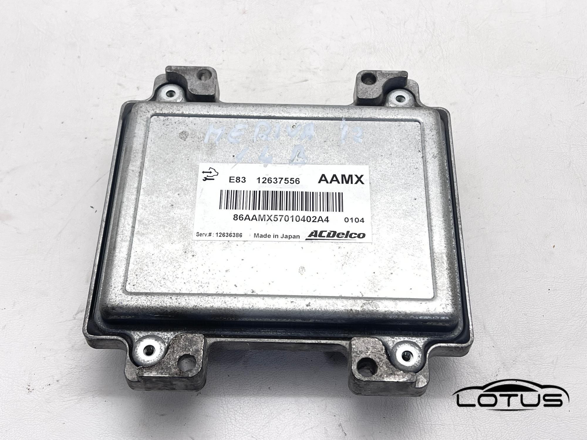 Kompjuter motora ECU Opel MERIVA B E83 12637556 AAMX