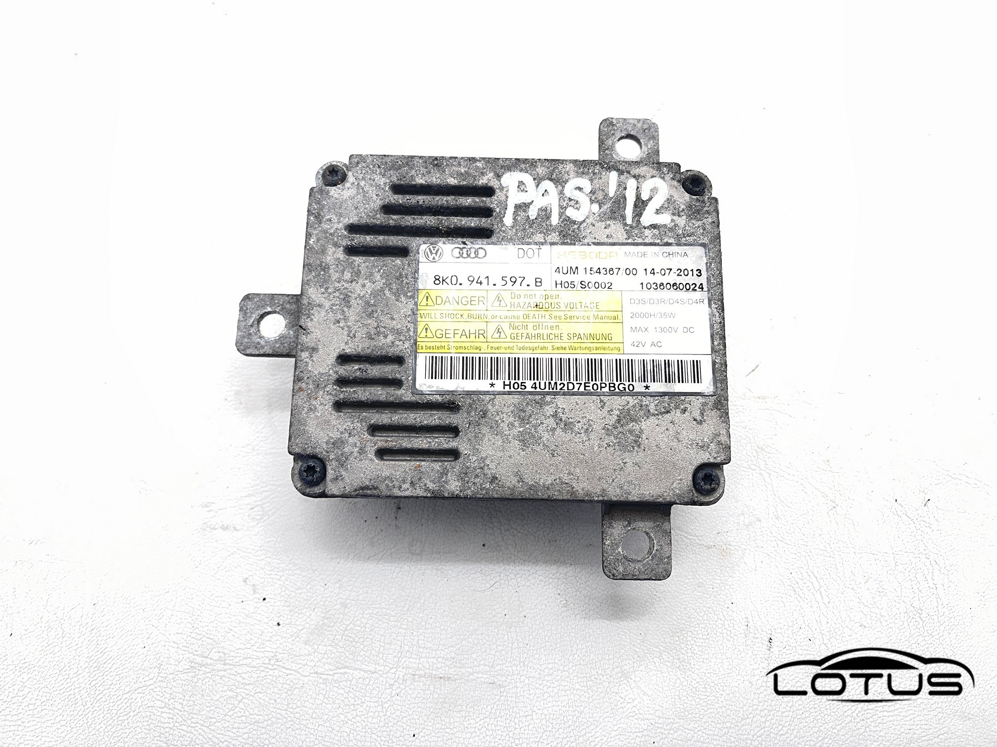 Balast, elektronika fara VW PASSAT 7 8K0941597B