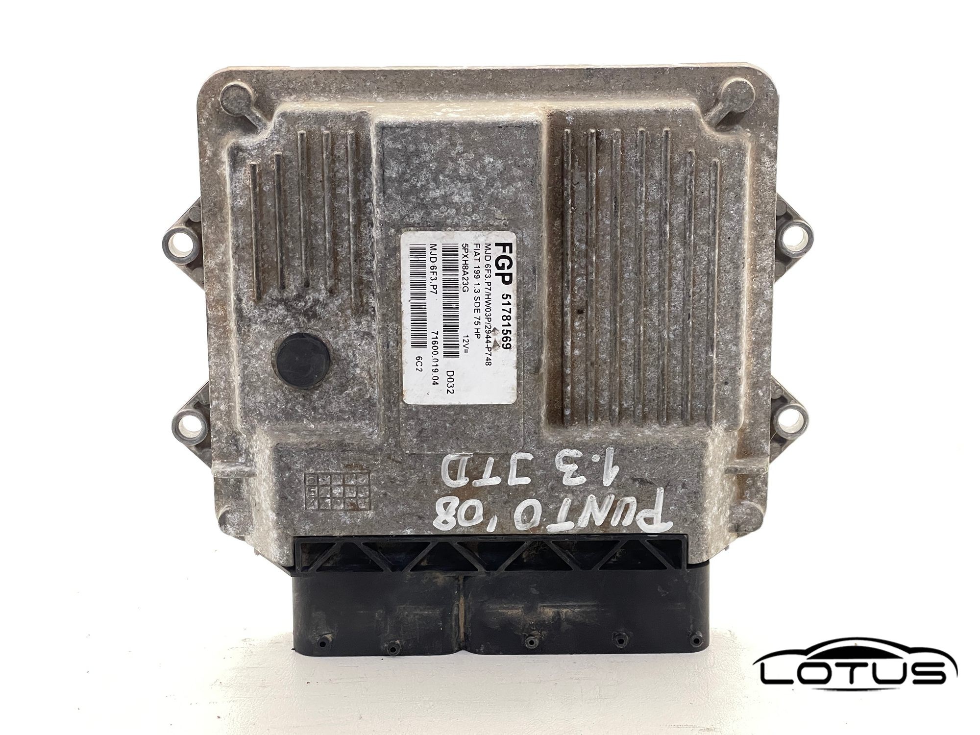 Kompjuter motora ECU Fiat PUNTO 1.3 JTD 51781569