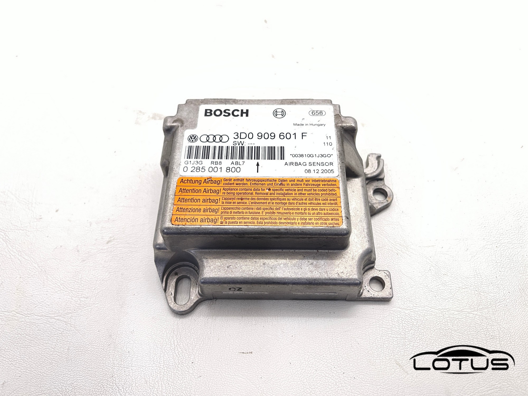 Airbag modul VW TOUAREG 2002-2007 3D0909601F